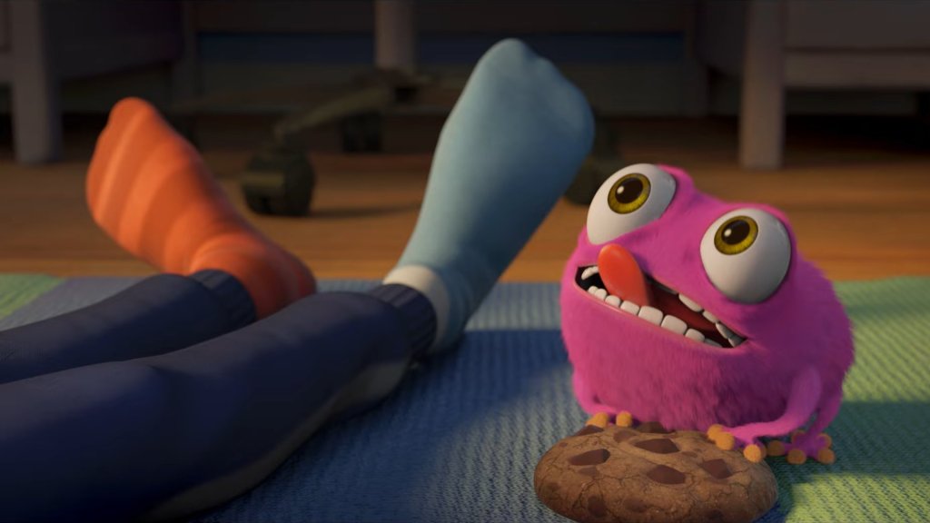 Fleak, pieni pinkkivioletti olento on 